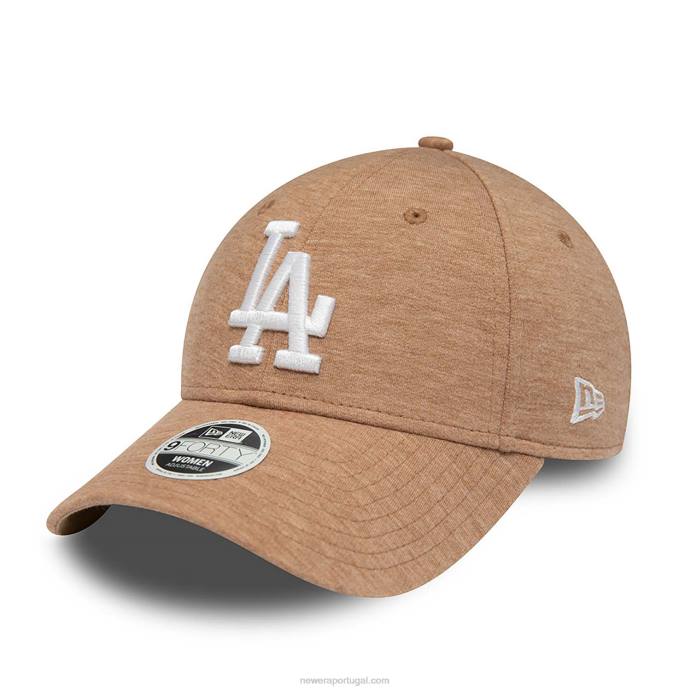 FFTN1574 New Era boné ajustável bege claro 9forty feminino la dodgers