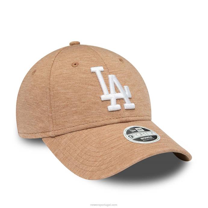 FFTN1574 New Era boné ajustável bege claro 9forty feminino la dodgers