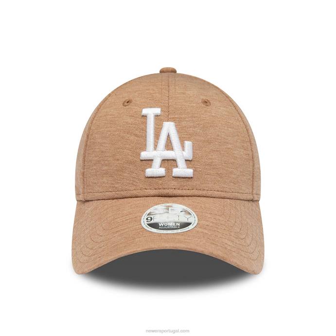 FFTN1574 New Era boné ajustável bege claro 9forty feminino la dodgers