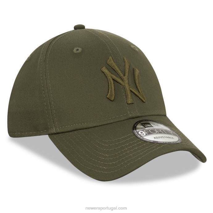 FFTN1575 New Era Boné Snapback New York Yankees cáqui 9forty