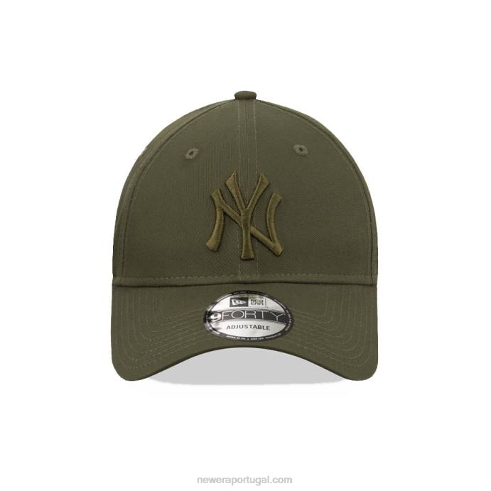 FFTN1575 New Era Boné Snapback New York Yankees cáqui 9forty