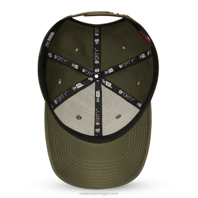 FFTN1575 New Era Boné Snapback New York Yankees cáqui 9forty