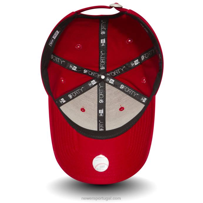 FFTN1576 New Era Boné New York Yankees Essential Red 9Forty
