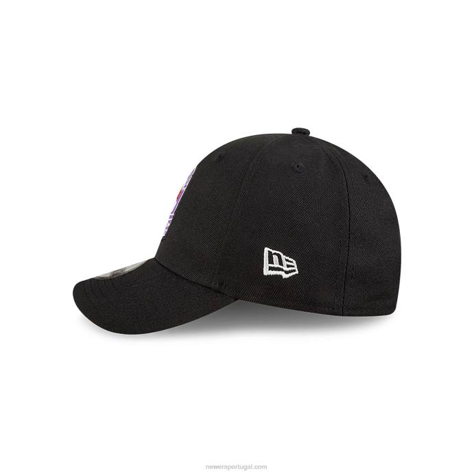 FFTN1579 New Era boné ajustável la lakers nba x marvel iron man black 9forty