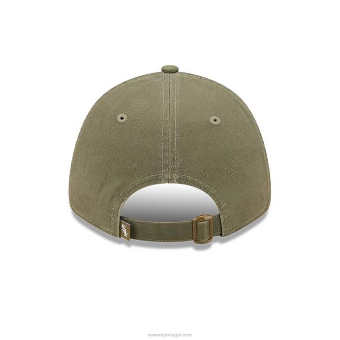 FFTN1584 New Era Boné ajustável Chicago White Sox Flower Green 9forty