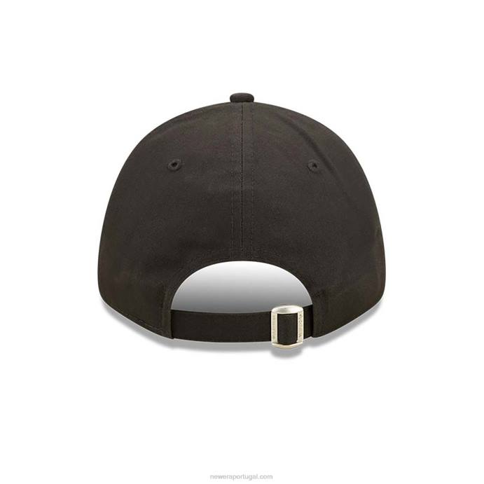 FFTN1586 New Era boné ajustável la dodgers team 9forty preto