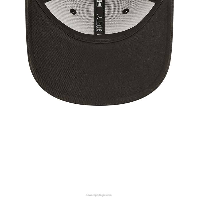 FFTN1586 New Era boné ajustável la dodgers team 9forty preto