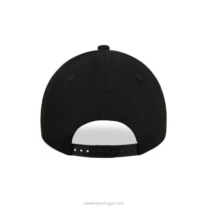 FFTN1592 New Era boné snapback 9forty preto new york yankees