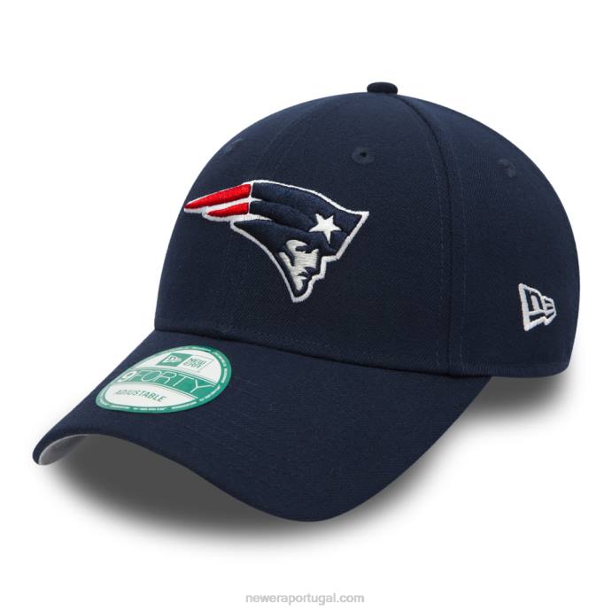 FFTN1595 New Era boné do new england patriots the league blue 9forty
