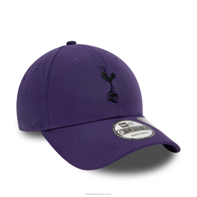 FFTN1598 New Era tottenham hotspur fc repreve boné ajustável roxo 9forty