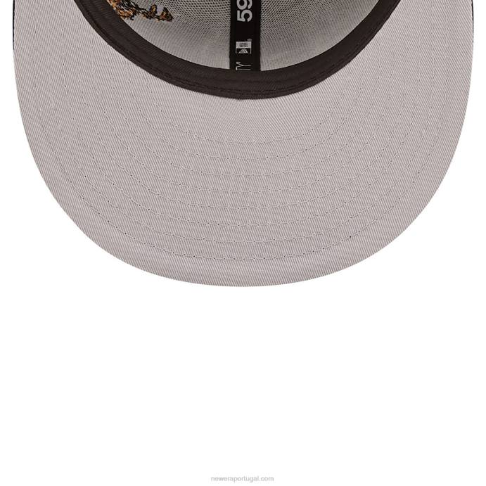 FFTN159 New Era chicago white sox state park boné preto 59fifty