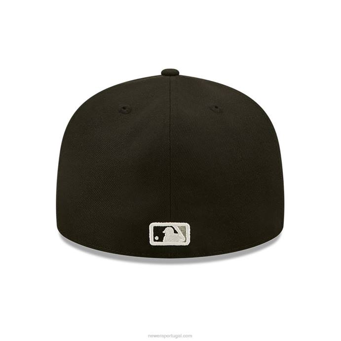 FFTN159 New Era chicago white sox state park boné preto 59fifty