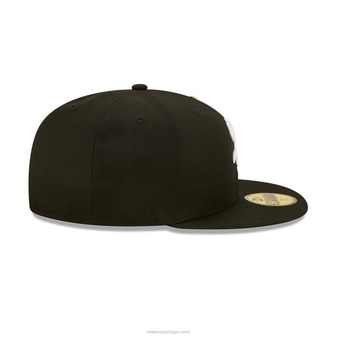 FFTN159 New Era chicago white sox state park boné preto 59fifty