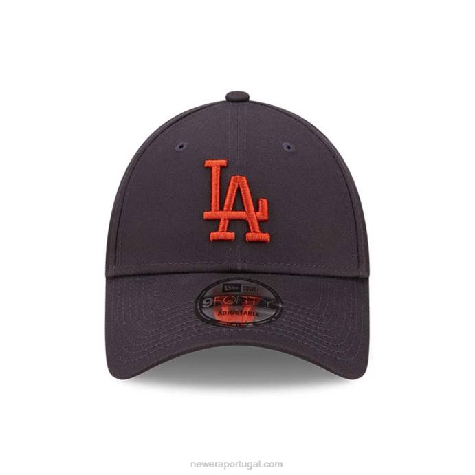 FFTN1600 New Era boné ajustável La Dodgers League Essential Navy 9forty