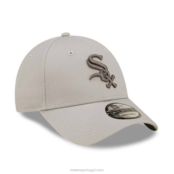 FFTN1601 New Era boné ajustável chicago white sox league essencial cinza 9forty