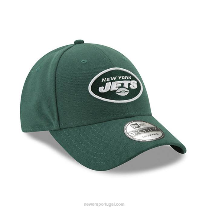 FFTN1609 New Era boné verde 9forty da new york jets league