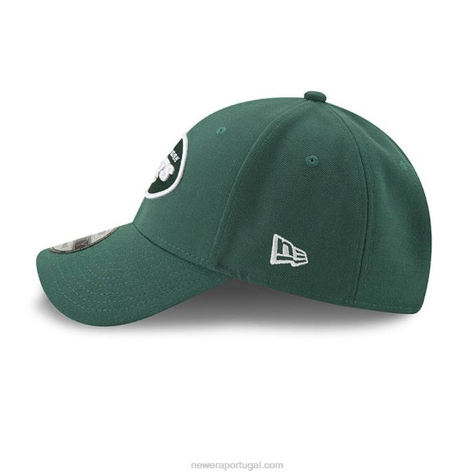 FFTN1609 New Era boné verde 9forty da new york jets league