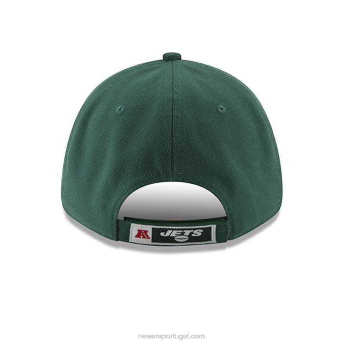 FFTN1609 New Era boné verde 9forty da new york jets league