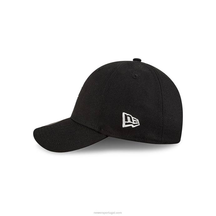 FFTN1612 New Era Boné ajustável miami heat nba x marvel viúva negra black 9forty