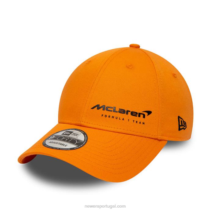 FFTN1615 New Era Boné ajustável mclaren 9forty laranja impecável