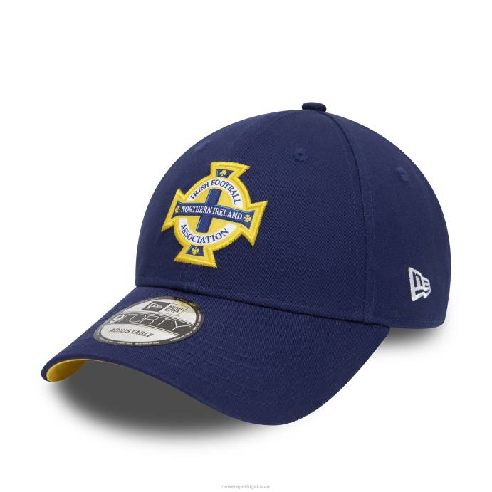 FFTN1623 New Era Boné ajustável Irish Fa Essential Blue 9forty