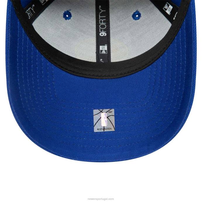 FFTN1625 New Era boné Golden State Warriors League Blue 9Forty