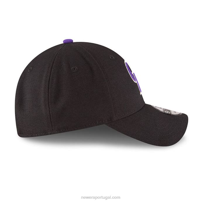 FFTN1626 New Era boné colorado rockies the league black 9forty