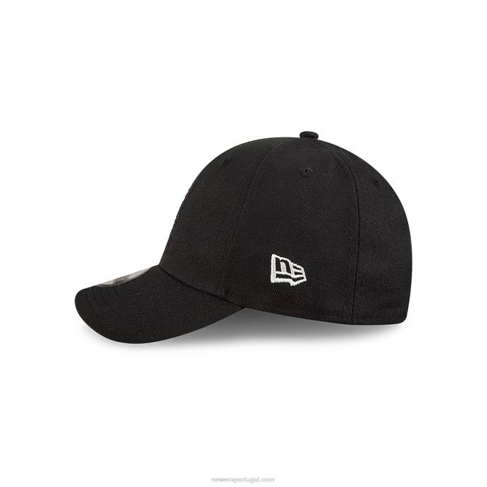 FFTN1628 New Era brooklyn nets nba x marvel black panther black 9forty boné ajustável