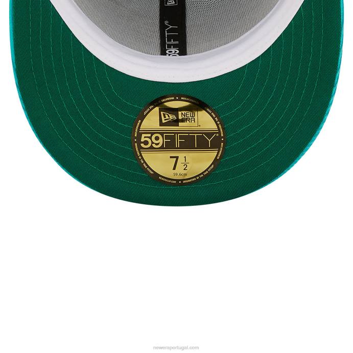 FFTN162 New Era boné justo florida marlins cooperstown azul 59fifty