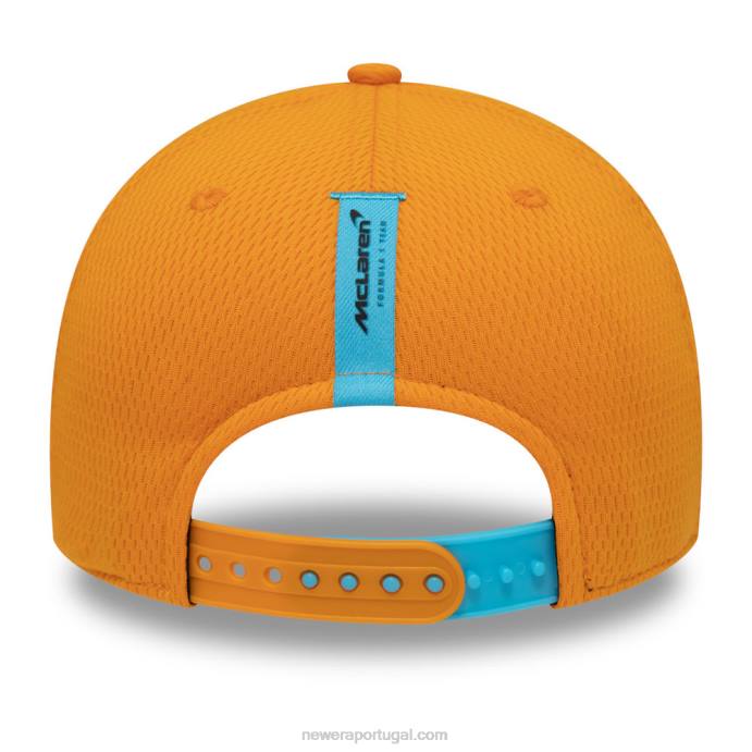 FFTN1631 New Era Boné ajustável mclaren oscar piastri kids orange 9forty