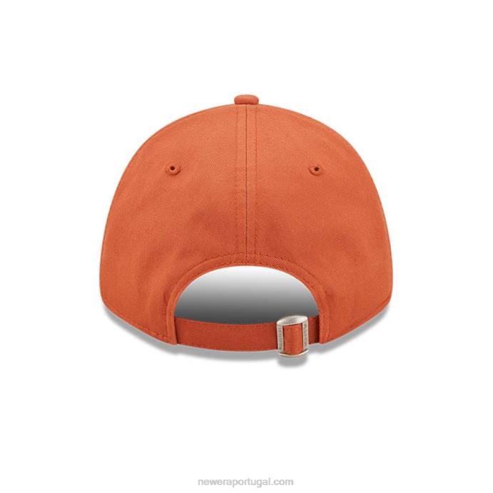 FFTN1632 New Era Boné ajustável New York Yankees League Essential Peach 9forty