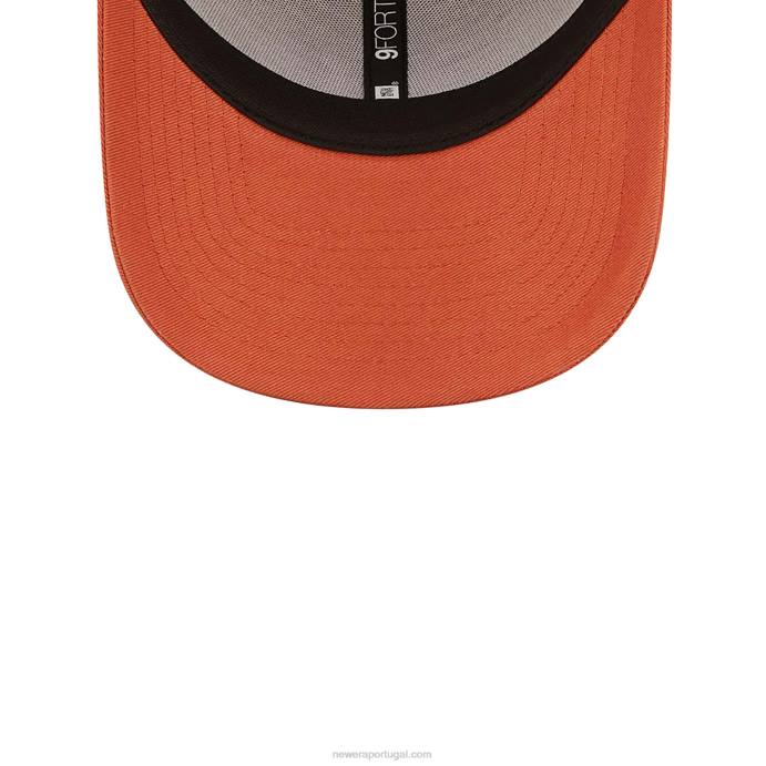 FFTN1632 New Era Boné ajustável New York Yankees League Essential Peach 9forty