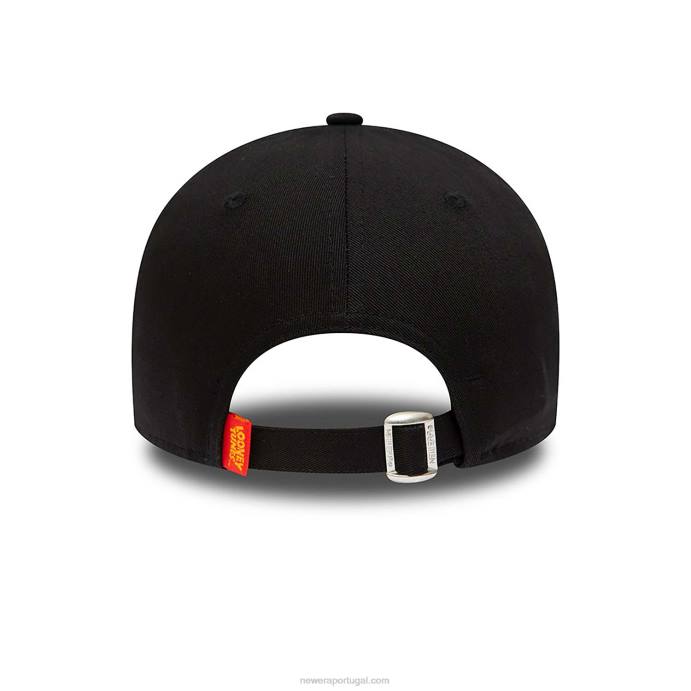 FFTN1633 New Era boné ajustável looney tunes taz black 9forty