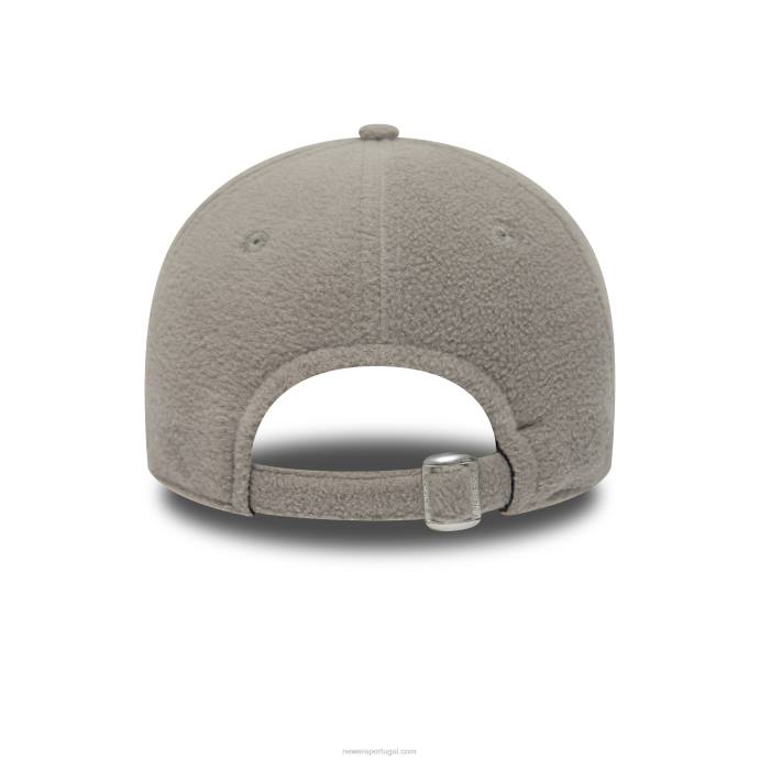 FFTN1638 New Era Boné ajustável Manchester United feminino borg grey 9forty