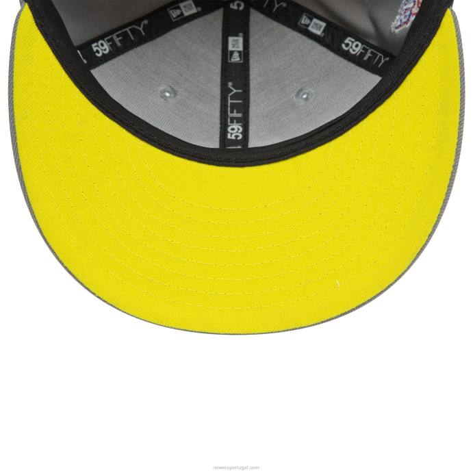 FFTN163 New Era San Francisco Giants 50 anos cinza 59Fifty boné justo