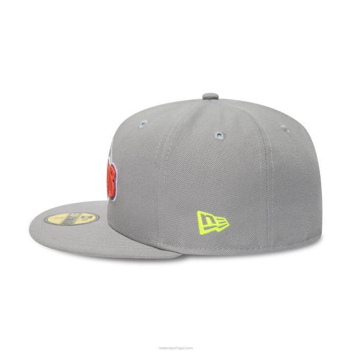 FFTN163 New Era San Francisco Giants 50 anos cinza 59Fifty boné justo