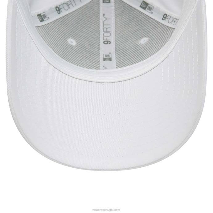 FFTN1644 New Era Boné New York Yankees Feminino Ombre Infill Branco 9Forty Ajustável