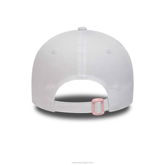 FFTN1644 New Era Boné New York Yankees Feminino Ombre Infill Branco 9Forty Ajustável