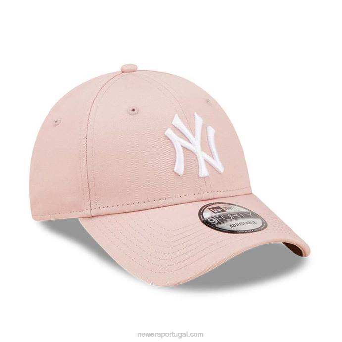 FFTN1647 New Era boné ajustável new york yankees league essencial rosa 9forty