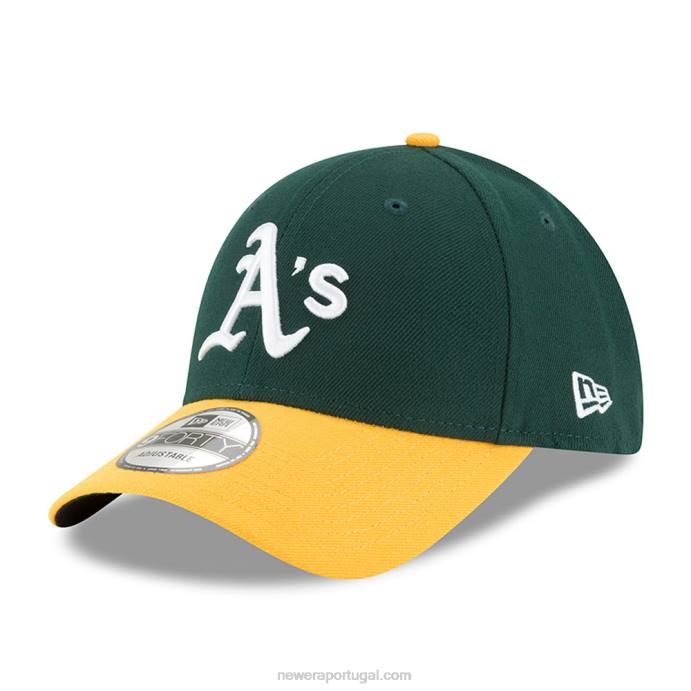 FFTN1657 New Era Oakland Athletics The League Green 9 Forty Cap
