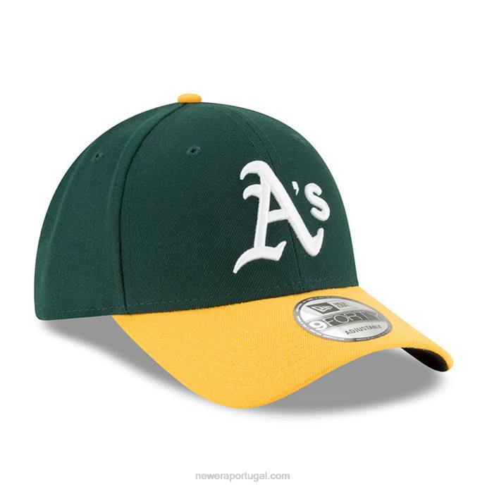 FFTN1657 New Era Oakland Athletics The League Green 9 Forty Cap