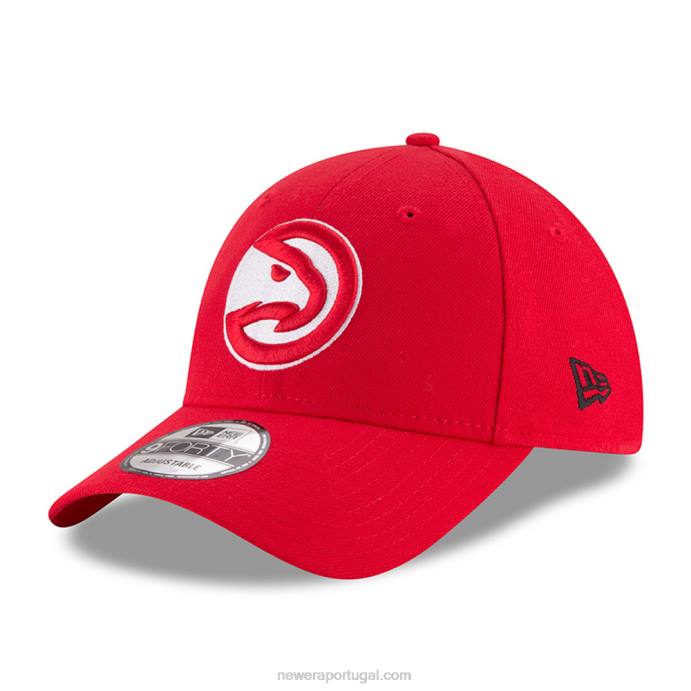 FFTN1658 New Era boné do atlanta hawks the league red 9forty