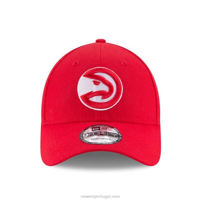 FFTN1658 New Era boné do atlanta hawks the league red 9forty