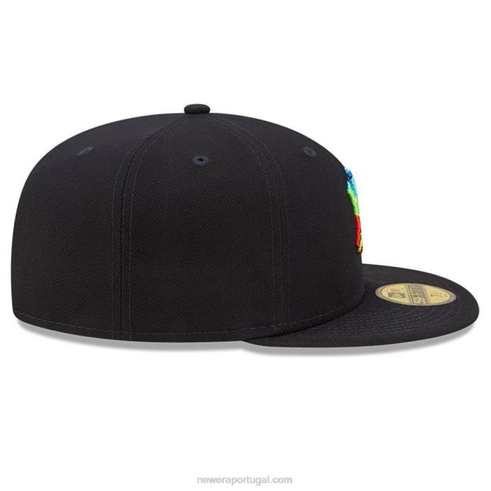FFTN165 New Era Boné New York Yankees Infravermelho Navy 59fifty