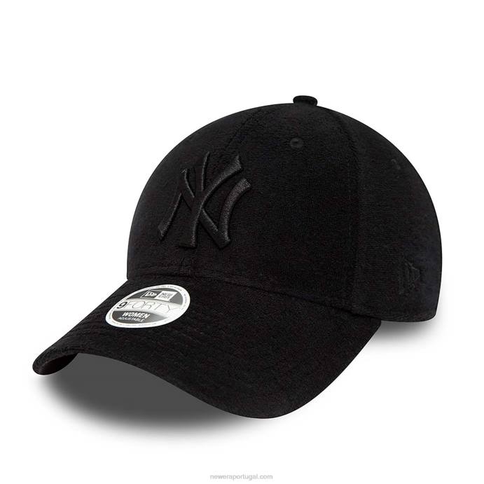FFTN1660 New Era touca ajustável new york yankees preto 9forty