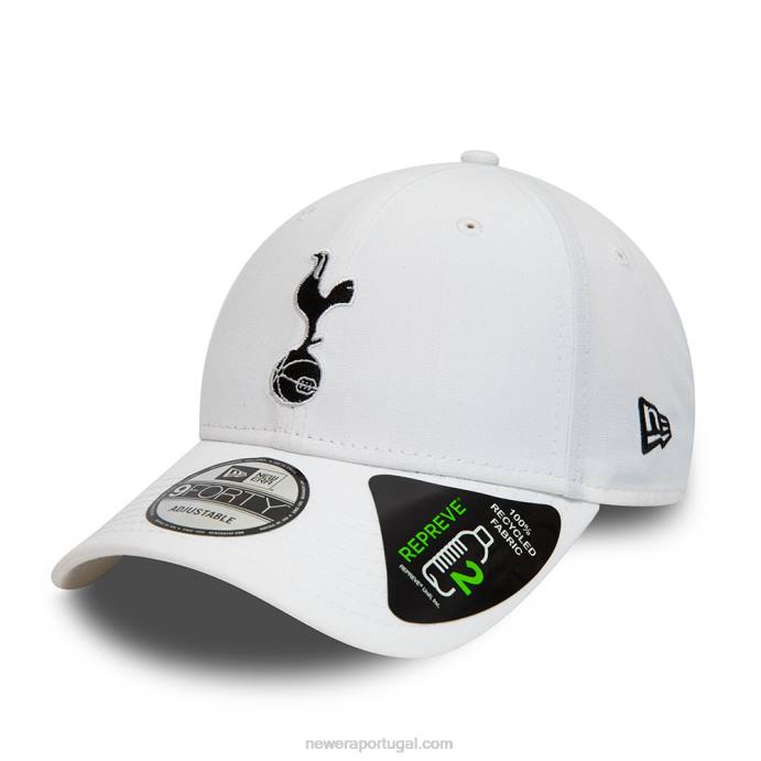 FFTN1670 New Era tottenham hotspur repreve boné ajustável branco 9forty