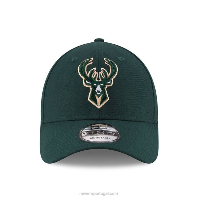FFTN1686 New Era boné milwaukee bucks the league green 9forty
