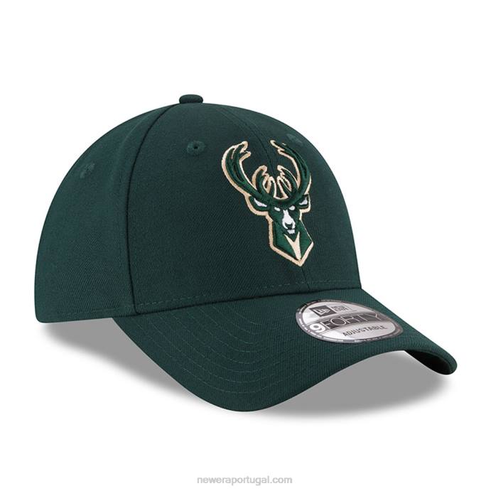 FFTN1686 New Era boné milwaukee bucks the league green 9forty