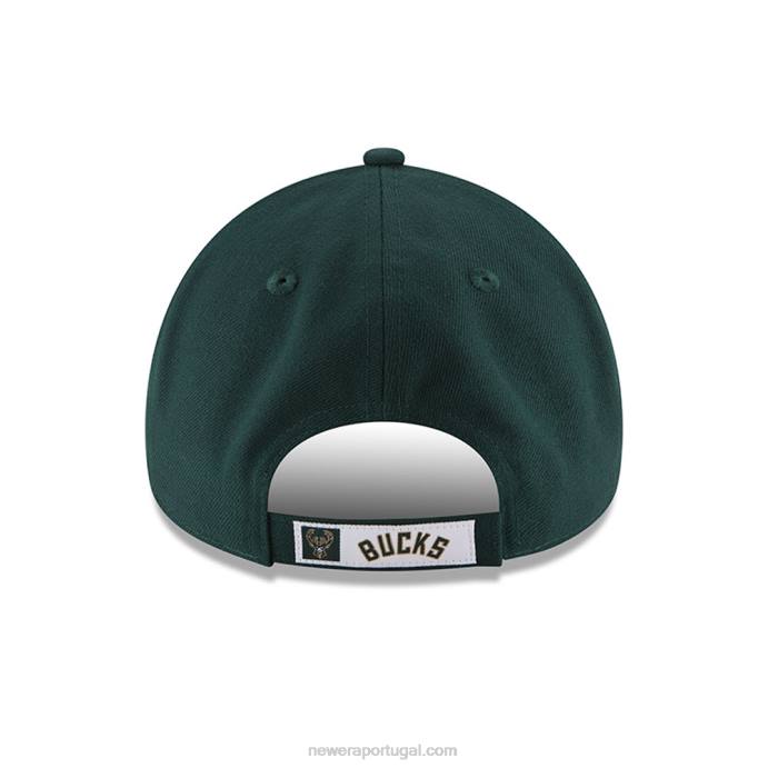 FFTN1686 New Era boné milwaukee bucks the league green 9forty