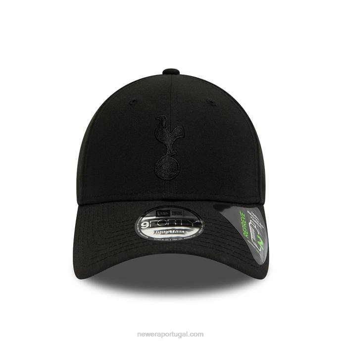 FFTN1687 New Era tottenham hotspur repreve boné preto 9forty ajustável